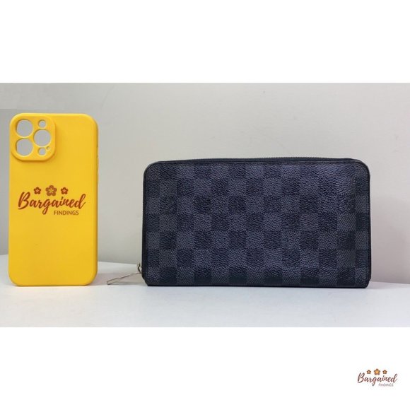 Authentic Louis Vuitton Damier Graphite Canvas Zippy Organizer Large Wallet - Picture 4 of 12